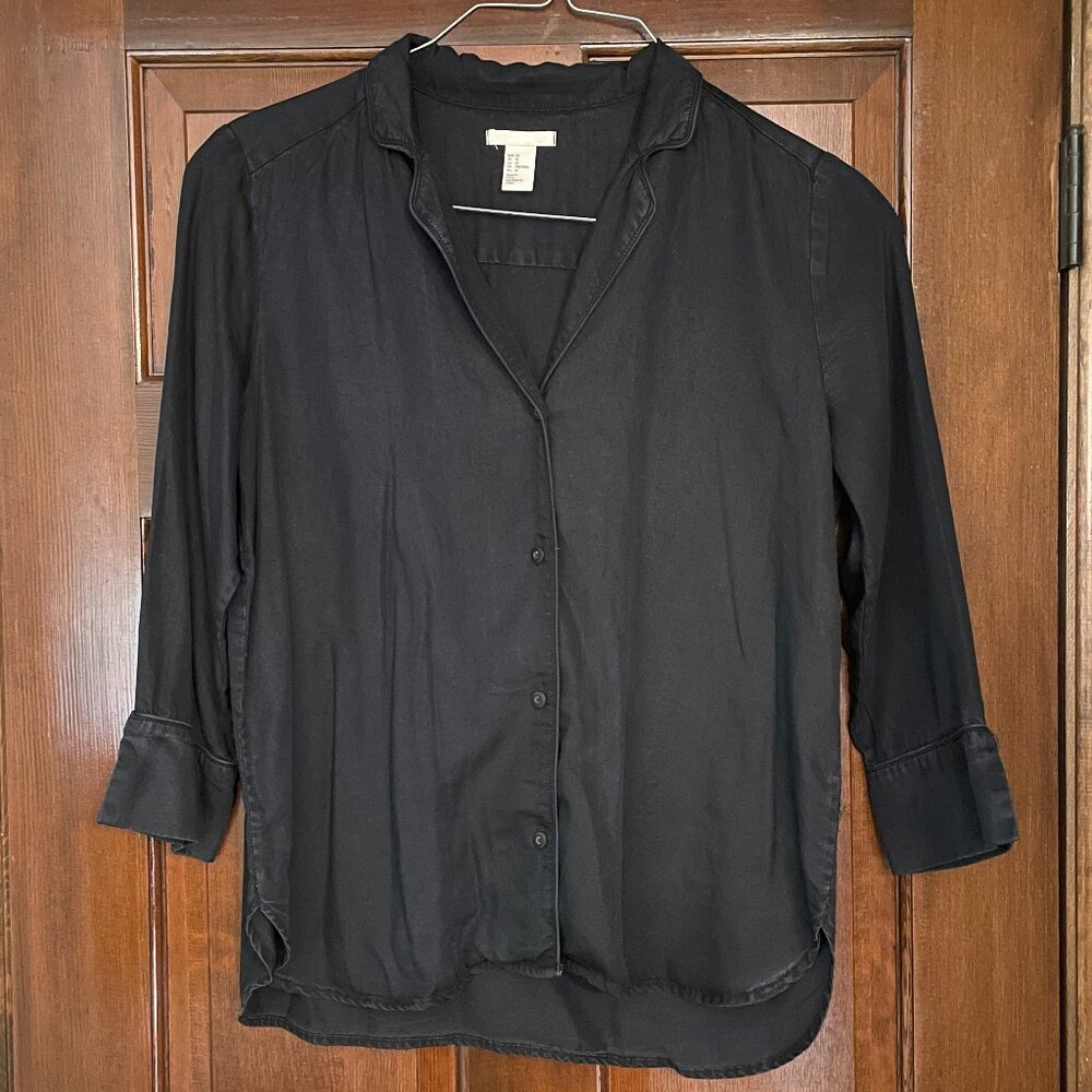 Size 14 H&M navy blue jacket top - new without tags